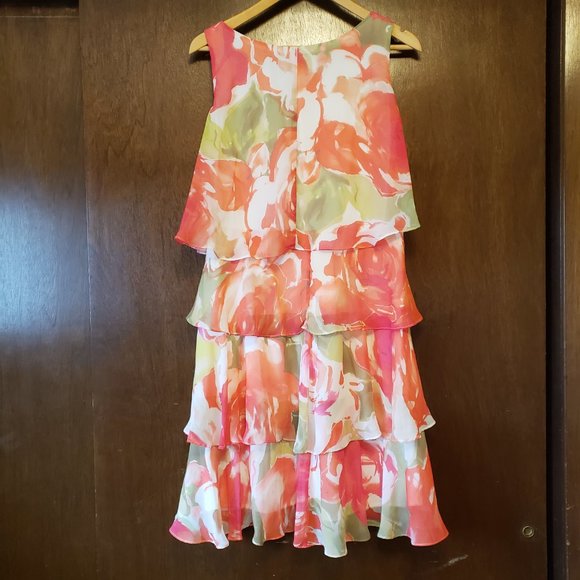 J.R. Notes by Carol Lin floral tiered dress - Picture 7 of 14